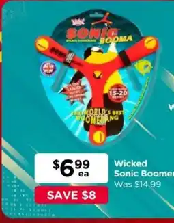 Toyworld Wicked Sonic Boomerang offer