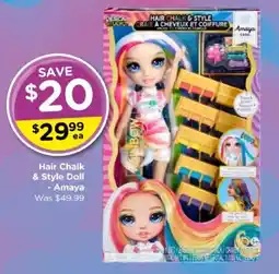 Toyworld Hair Chalk & Style Doll - Amaya offer