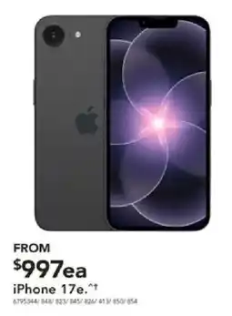 Harvey Norman iPhone 17e offer
