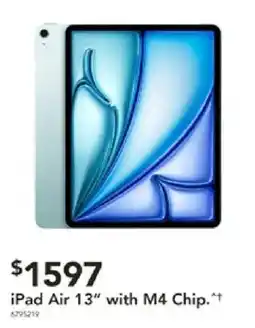 Harvey Norman iPad Air 13" with M4 Chip offer