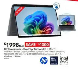 Harvey Norman HP OmniBook Ultra Flip 14 Copilot+ PC offer