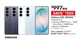 Harvey Norman Samsung Galaxy S26 256GB offer
