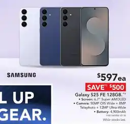 Harvey Norman Samsung Galaxy S25 FE 128GB offer