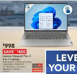Harvey Norman Lenovo Ideapad Flex 5 2-in-1 Laptop offer