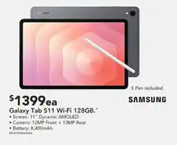 Harvey Norman Samsung Galaxy Tab S11 Wi-Fi 128GB offer