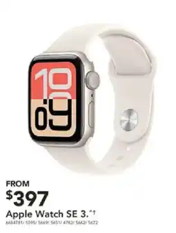 Harvey Norman Apple Watch SE 3 offer