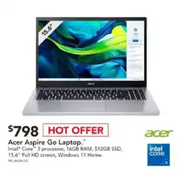 Harvey Norman Acer Aspire Go Laptop offer