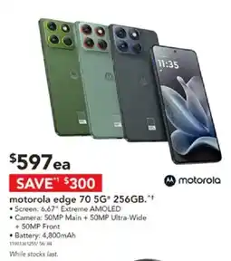 Harvey Norman motorola edge 70 5G 256GB offer