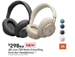 Harvey Norman JBL Live 780 Noise-Cancelling Over-Ear Headphones offer