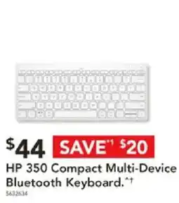 Harvey Norman HP 350 Compact Multi-Device Bluetooth Keyboard offer