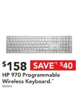 Harvey Norman HP 970 Programmable Wireless Keyboard offer