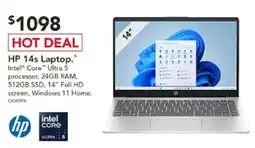 Harvey Norman HP 14s Laptop offer