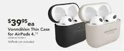 Harvey Norman Vonmahlen Thin Case for AirPods 4 offer