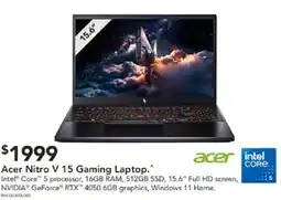 Harvey Norman Acer Nitro V 15 Gaming Laptop offer