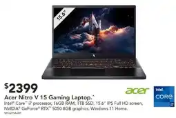 Harvey Norman Acer Nitro V 15 Gaming Laptop offer