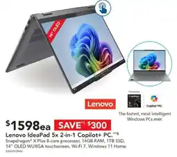 Harvey Norman Lenovo IdeaPad 5x 2-in-1 Copilot+ PC offer