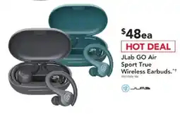 Harvey Norman JLab GO Air Sport True Wireless Earbuds offer