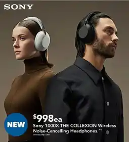 Harvey Norman Sony 1000X THE COLLEXION Wireless Noise-Cancelling Headphones offer