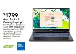 Harvey Norman Acer Aspire 7 Gaming Laptop offer