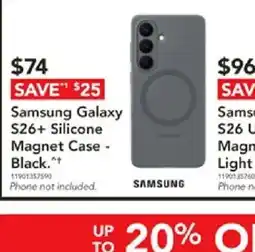 Harvey Norman Samsung Galaxy S26+ Silicone Magnet Case - Black offer