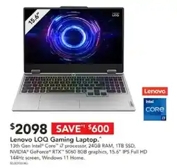Harvey Norman Lenovo LOQ Gaming Laptop offer