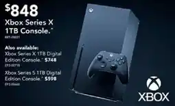 Harvey Norman Xbox Series X 1TB Console offer