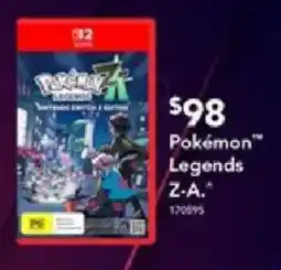 Harvey Norman Pokémon Legends Z-A. offer