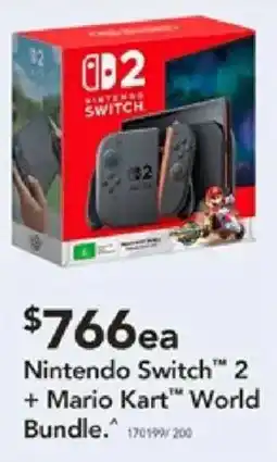 Harvey Norman Nintendo Switch 2 + Mario Kart World Bundle offer