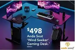 Harvey Norman Anda Seat 'Wind Seeker' Gaming Desk offer