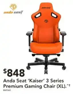Harvey Norman Anda Seat 'Kaiser' 3 Series Premium Gaming Chair (XL) offer