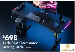 Harvey Norman Anda Seat 'Terminator' Gaming Desk. offer