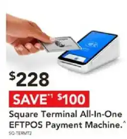 Harvey Norman Square Terminal All-In-One EFTPOS Payment Machine offer