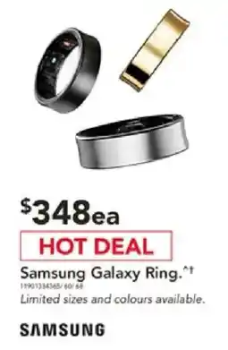 Harvey Norman Samsung Galaxy Ring offer