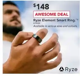 Harvey Norman Ryze Element Smart Ring offer