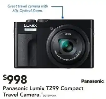 Harvey Norman Panasonic Lumix TZ99 Compact Travel Camera offer