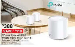 Harvey Norman TP-Link Deco AX3000 Whole-Home Mesh Wi-Fi 6 System offer