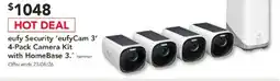 Harvey Norman eufy Security 'eufyCam 3' 4-Pack Camera Kit with HomeBase 3 offer