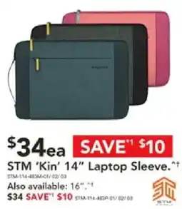 Harvey Norman STM 'Kin' 14" Laptop Sleeve offer