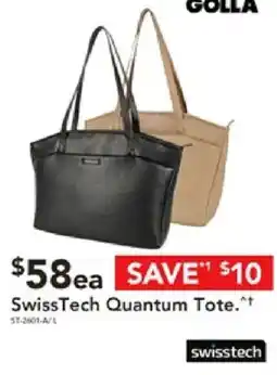 Harvey Norman SwissTech Quantum Tote offer