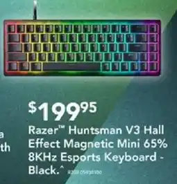 Harvey Norman Razer Huntsman V3 Hall Effect Magnetic Mini 65% 8KHz Esports Keyboard - Black offer