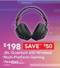 Harvey Norman JBL Quantum 650 Wireless Multi-Platform Gaming Headset offer