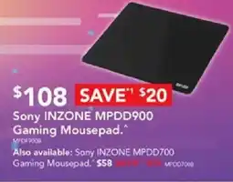 Harvey Norman Sony INZONE MPDD900 Gaming Mousepad offer