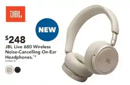 Harvey Norman JBL Live 680 Wireless Noise-Cancelling On-Ear Headphones offer