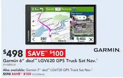Harvey Norman Garmin 6" dezl™ LGV620 GPS Truck Sat Nav. offer