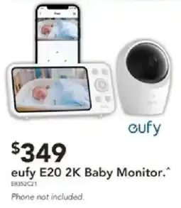 Harvey Norman eufy E20 2K Baby Monitor offer