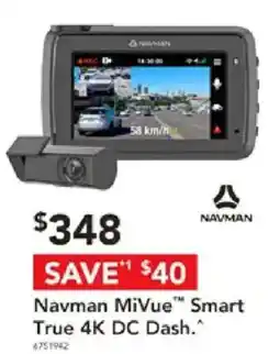 Harvey Norman Navman MiVue Smart True 4K DC Dash offer