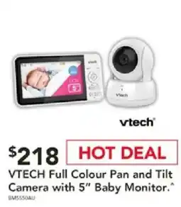 Harvey Norman Vtech Full Colour Pan and Tilt Camera with 5" Baby Monitor offer