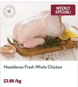 Tasman Butchers Hazeldenes Fresh Whole Chicken offer