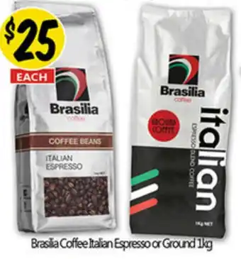 Brasilia Coffee Italian Espresso