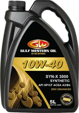 Autopro Gulf Western Oil SYN-X 3000 10W-40 offer